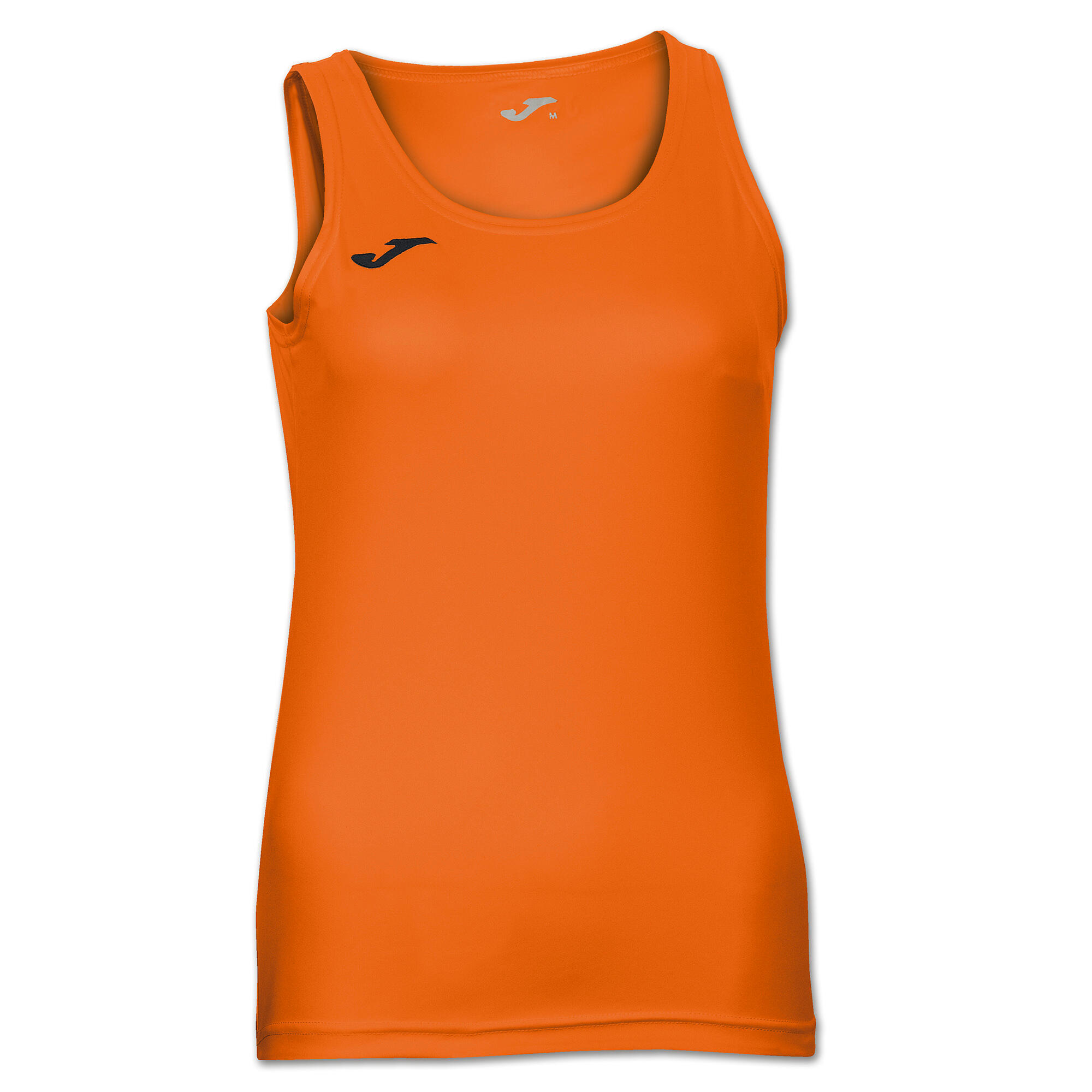 Camiseta Sin Mangas Fitness Mujer Joma Diana Naranja Flúor 3/7