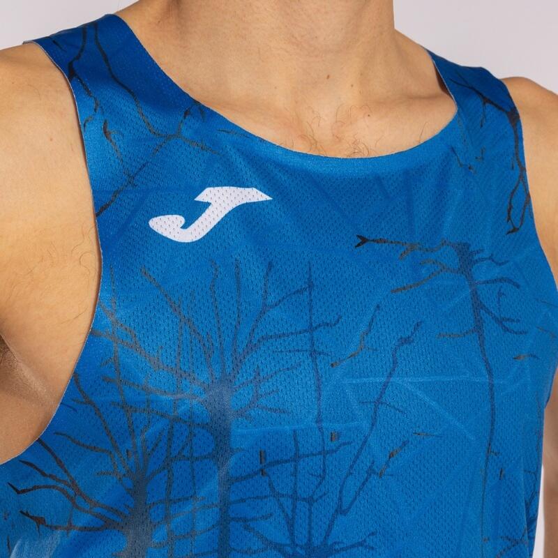 T-Shirt De Alça Running Homem Joma Elite IX Azul Royal 6/6
