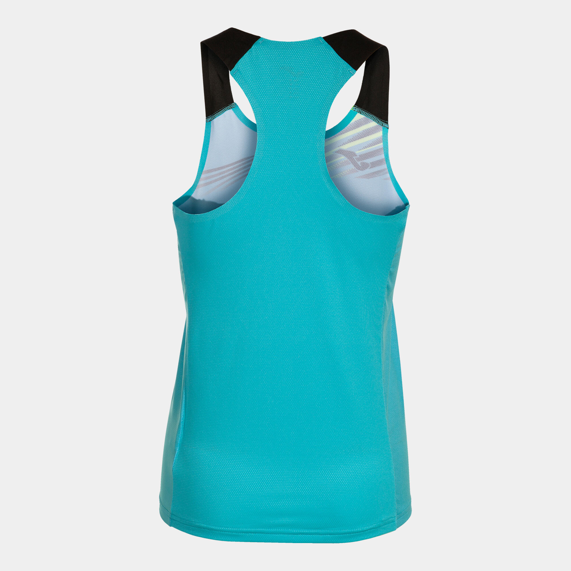 T-Shirt De Alça Running Mulher Joma Elite X Azul-Turquesa Fluor 2/2