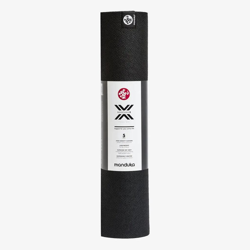 Постелка за йога Manduka X 5 mm - черна
