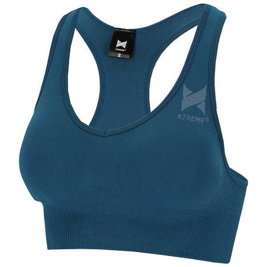 Xtreme - Top sportivo da donna - Grigio - 1 pezzo - Top sportivo