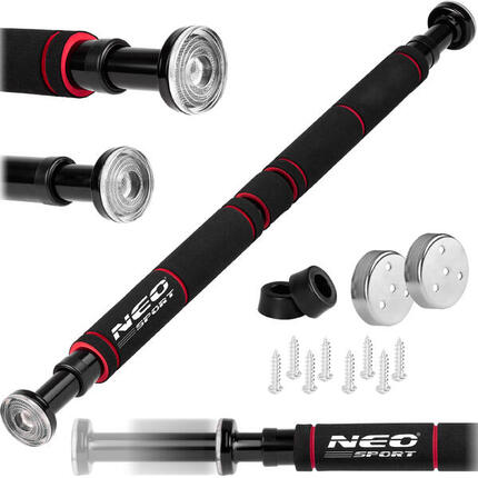 Barre de traction musculation - Noire adulte