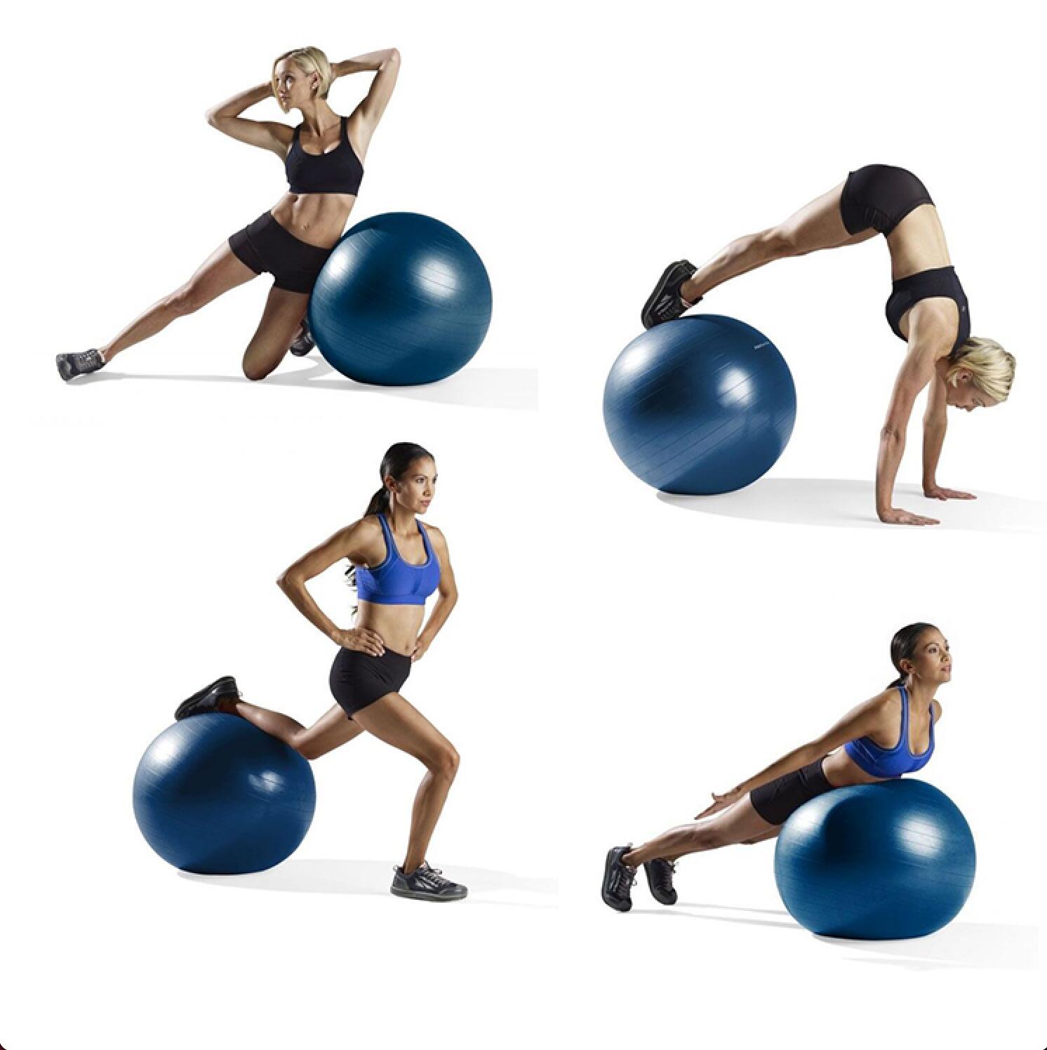 Palla da fitness Aqua-Sport Powerstrech Antiburst 2/3