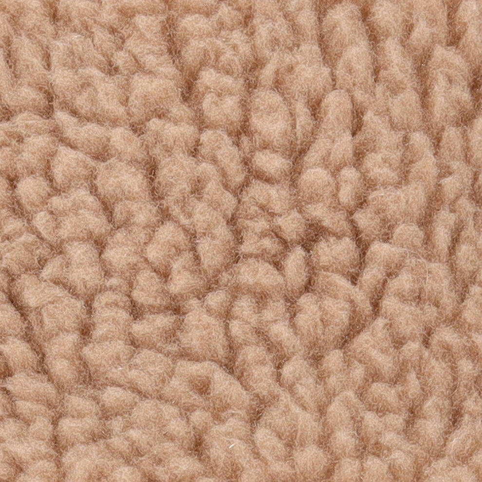 Bonnet en laine Teddy pour femme couleur sable taille unique 3/3