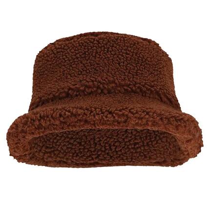 Bonnet Teddy en laine noir pour femme taille unique