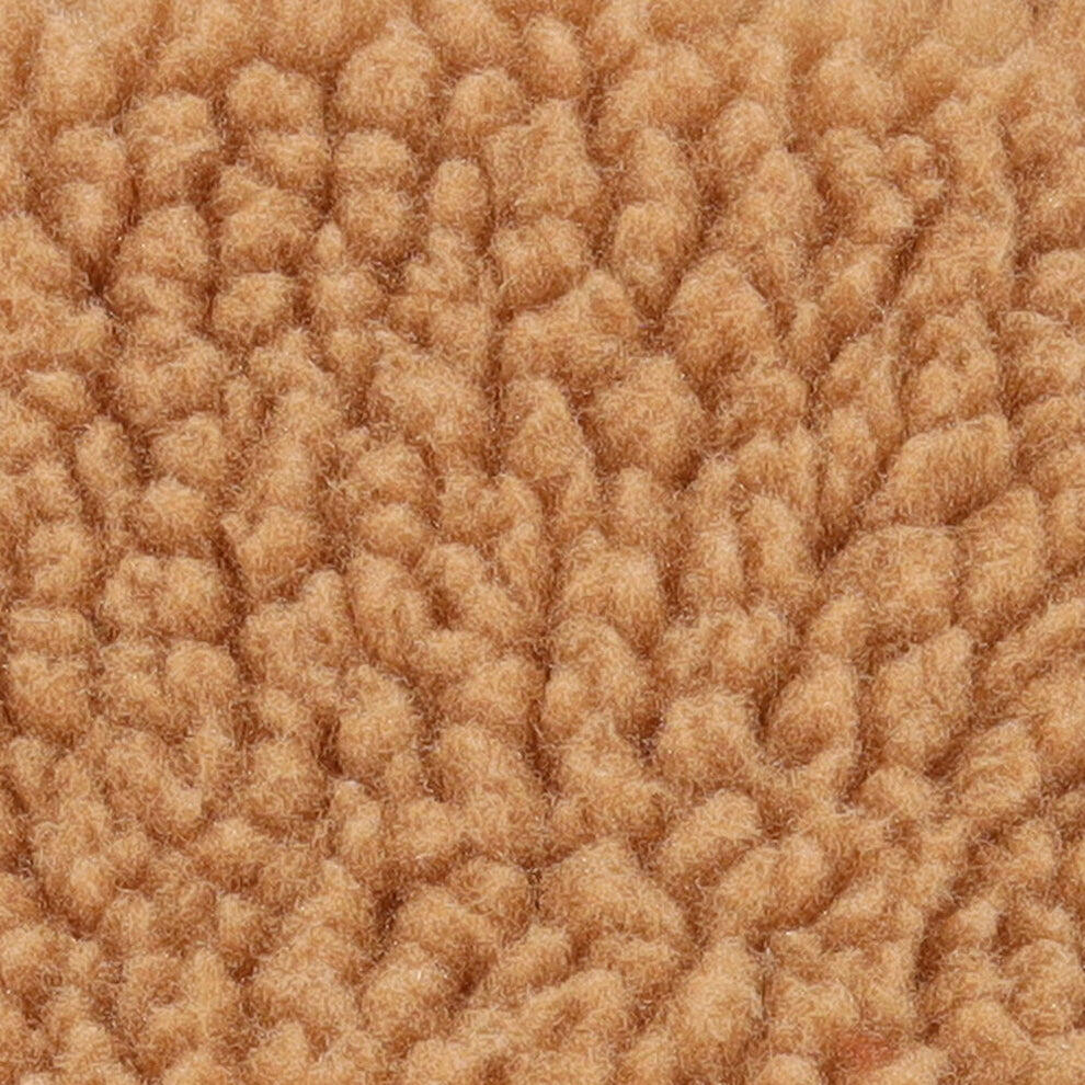 Damen-Teddy-Wollmütze Kamel Einheitsgröße 3/3