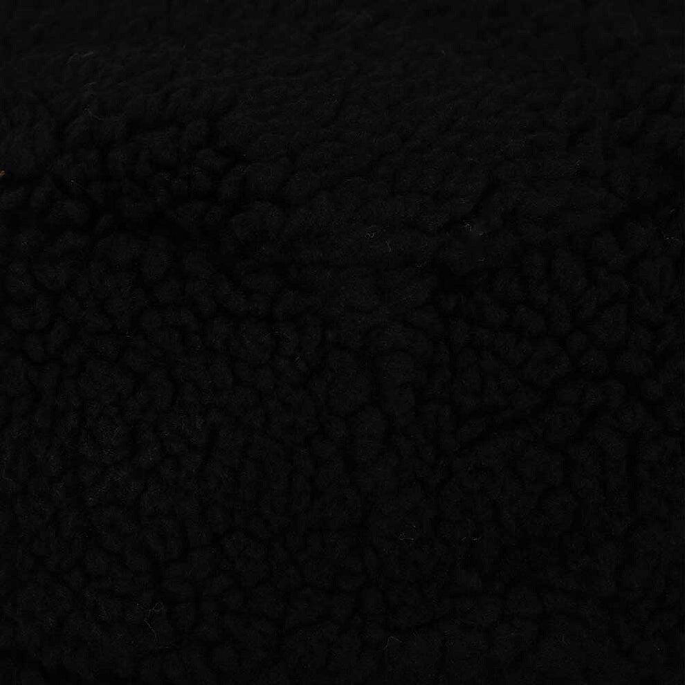Bonnet Teddy en laine noir pour femme taille unique 3/3