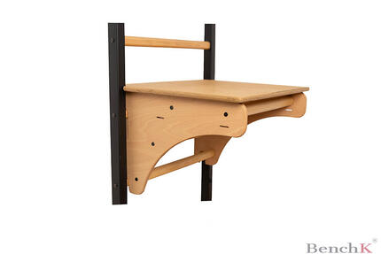 Tablett fürs Trapez BenchK Serie 2/7 Eiche 62x58x2 cm