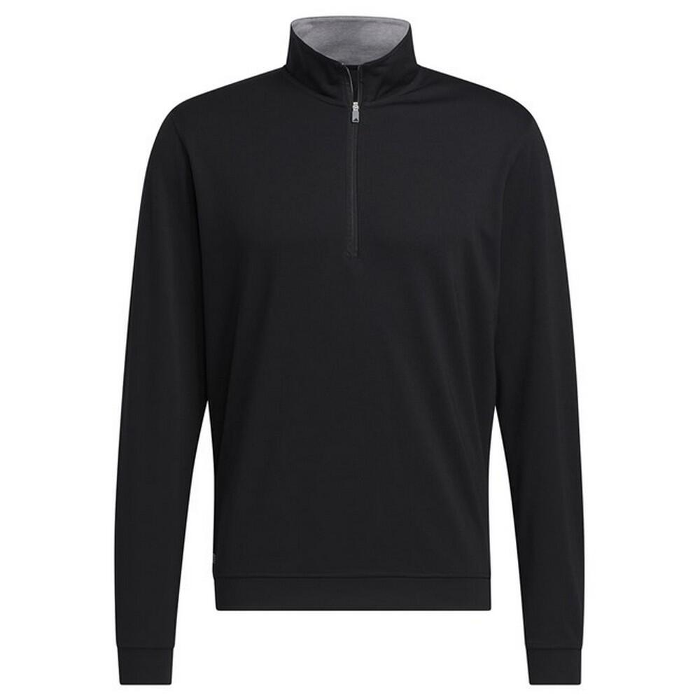 Adidas Mens Elevated Quarter Zip Sweatshirt