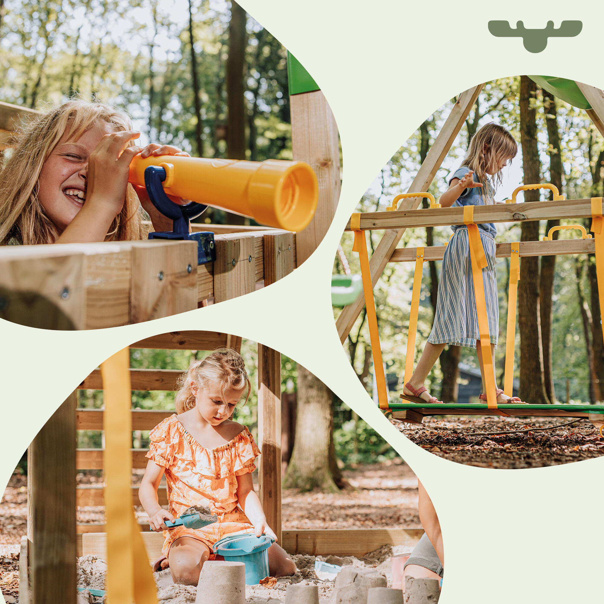 Parque infantil BoldBaron Boost XXL con SuperSwing 3/7