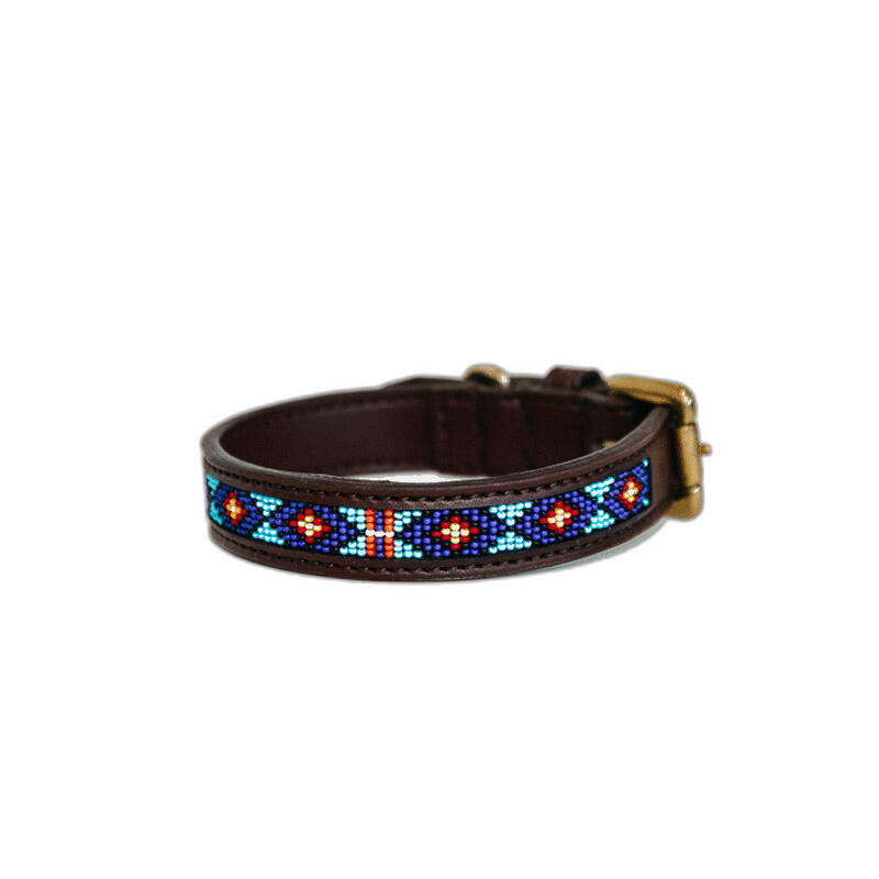 Handmade beaded dog collar Kentucky