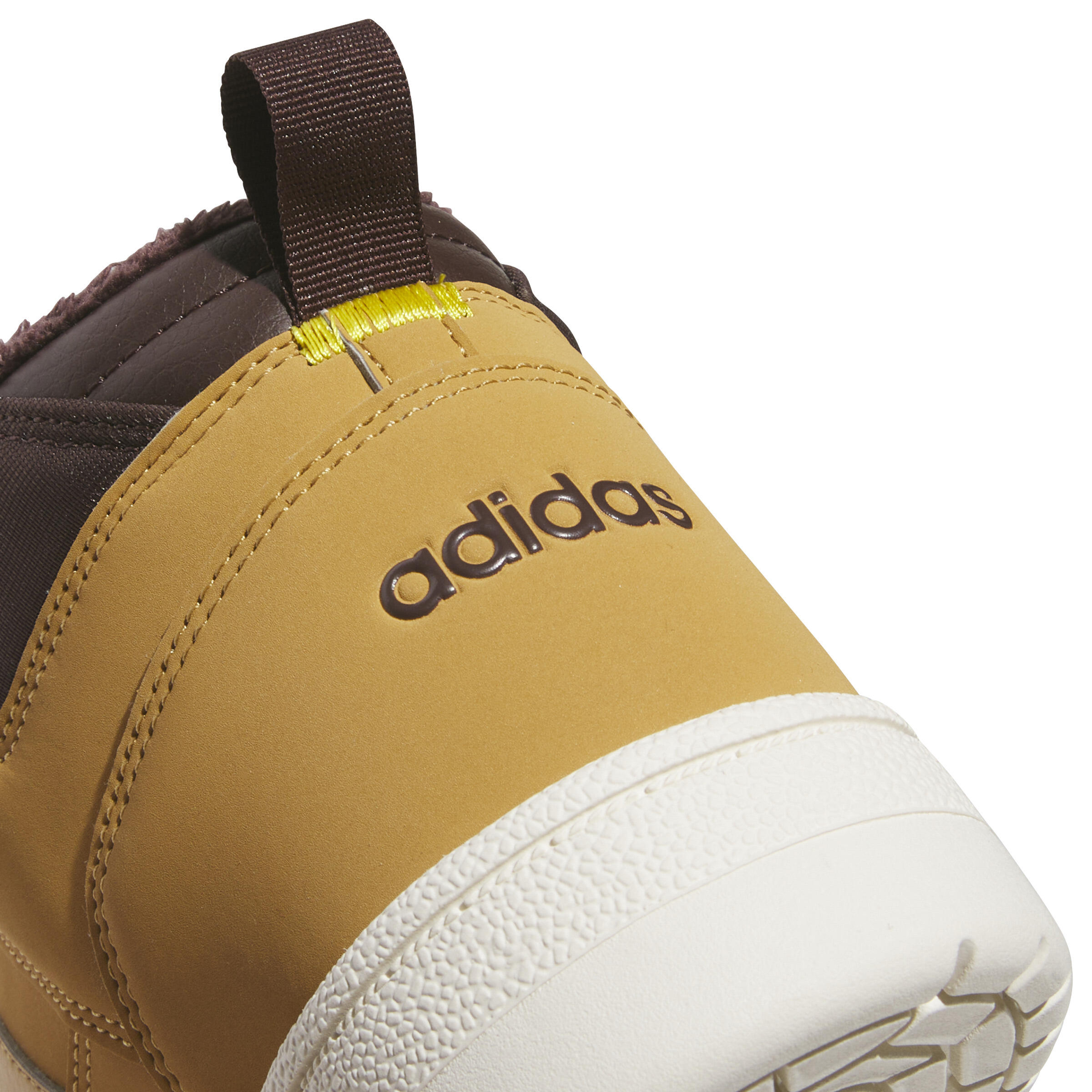 Scarpe Uomo Adidas Rapid Court Mid Winterized marrone 7/7