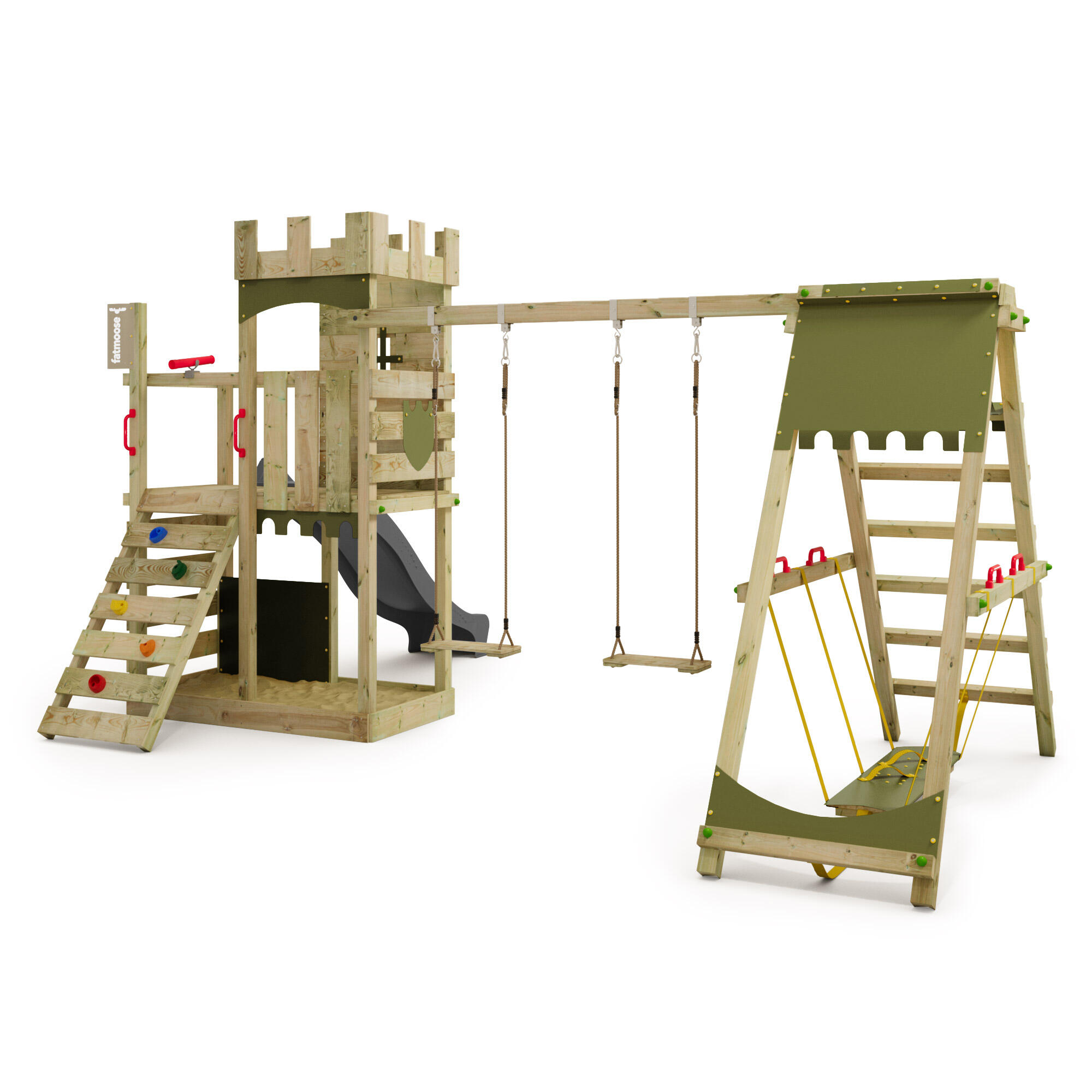 Parque infantil BoldBaron Boost XXL con SurfSwing 2/7