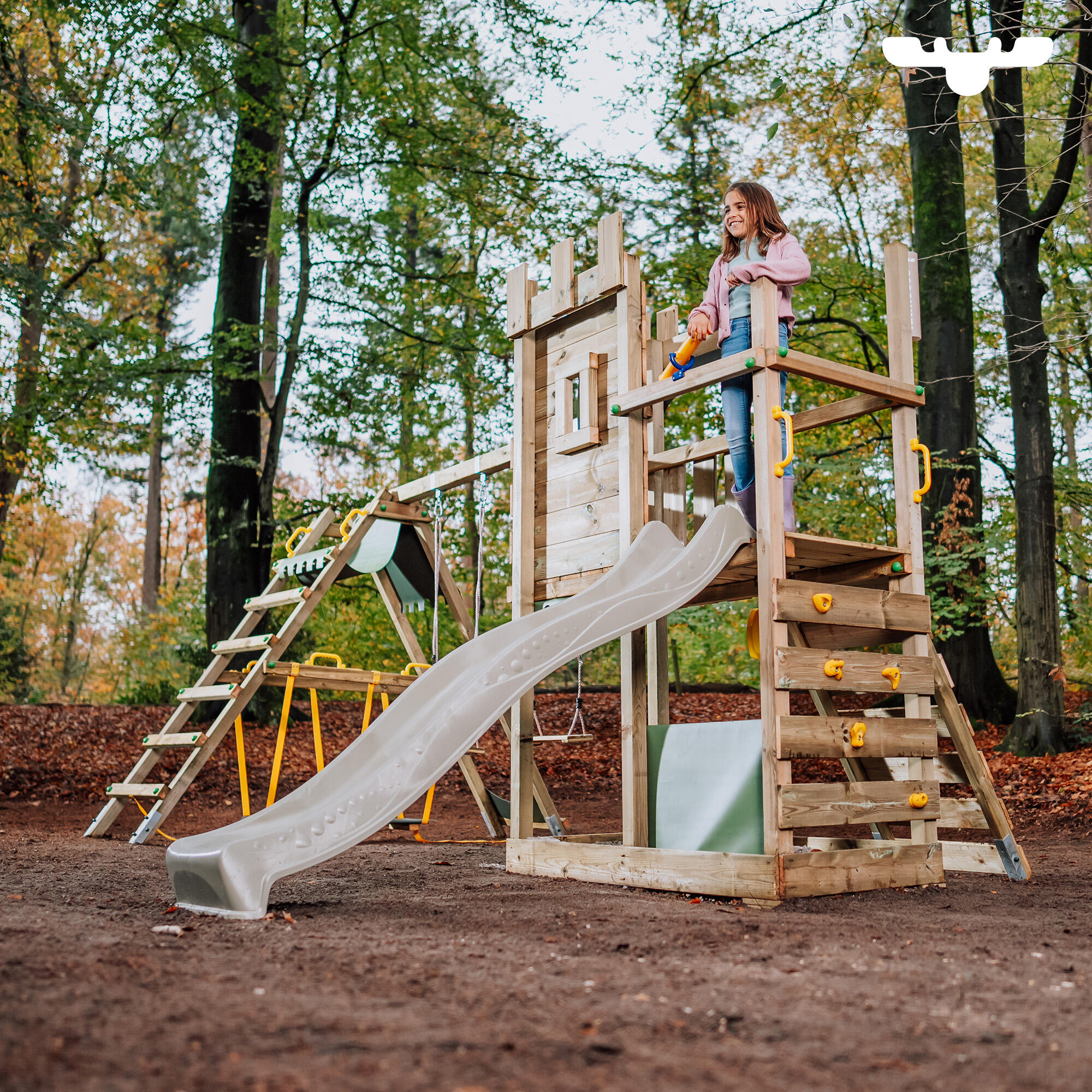Parque infantil BoldBaron Boost XXL con tobogán 4/7