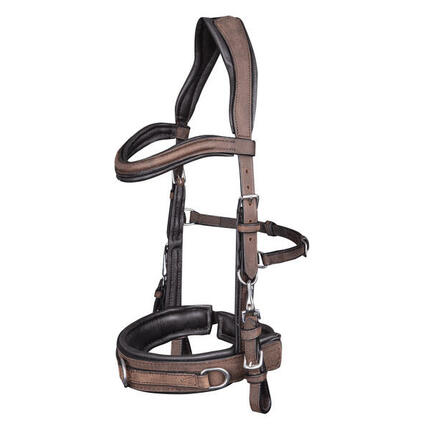 Caveçon pour cheval en cuir anatomic Waldhausen