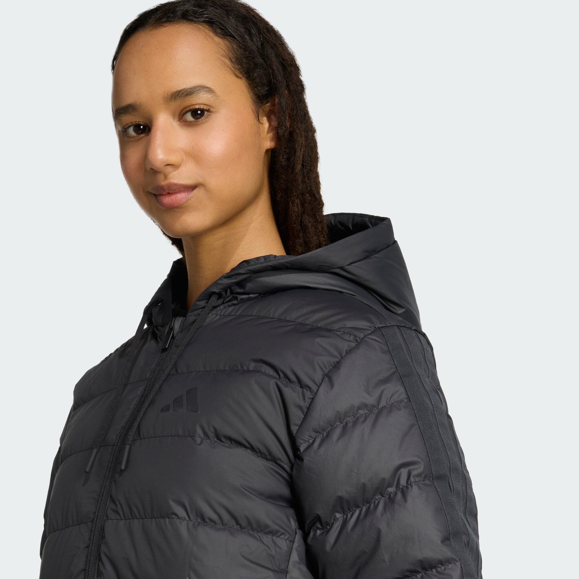 Parka à capuche duvet léger Essentials CLIMAWARM 3 bandes 4/5