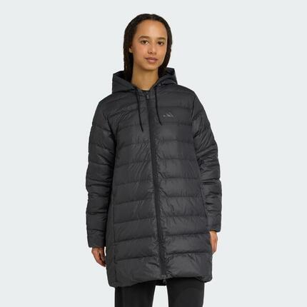 Essentials CLIMAWARM 3-Streifen Light Daunenparka mit Kapuze