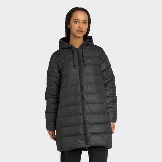Essentials CLIMAWARM 3-Streifen Light Daunenparka mit Kapuze