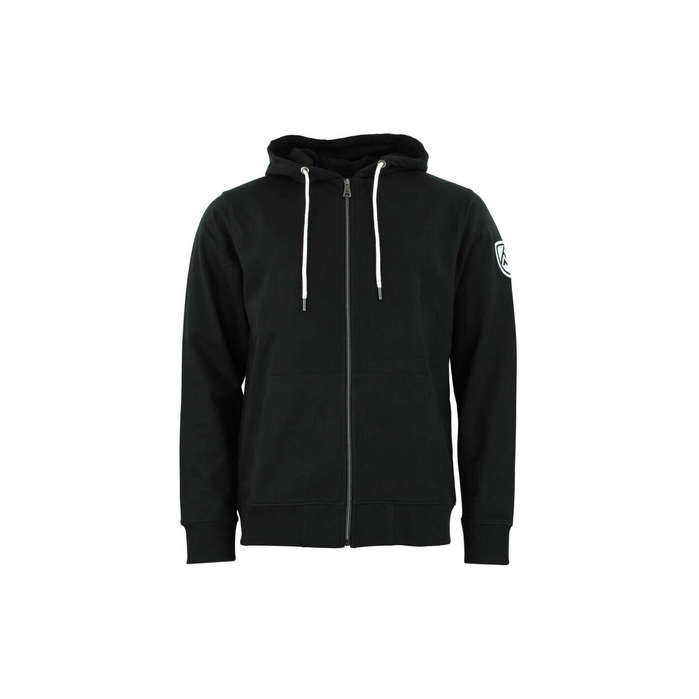 PEAK MOUNTAIN Felpa in cotone con zip integrale Peak Mountain French Terry