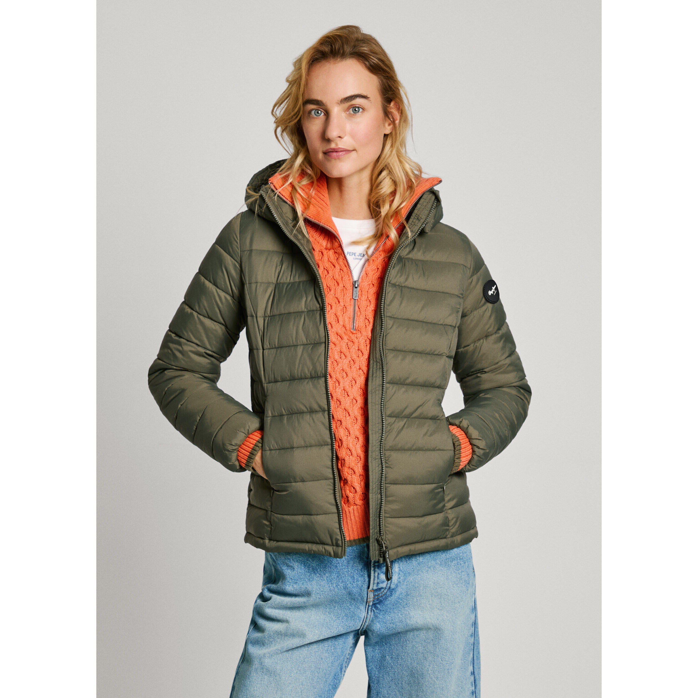 Piumino con cappuccio da donna Pepe Jeans Ammy 3/7