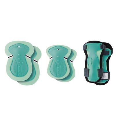 Set 3 protezioni bambino XS (gomiti ginocchia polsi) - Rosa pastello