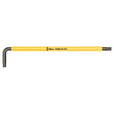 Inbussleutel. haaks. ret. functie. lang wera 967 sxl hf torx 25