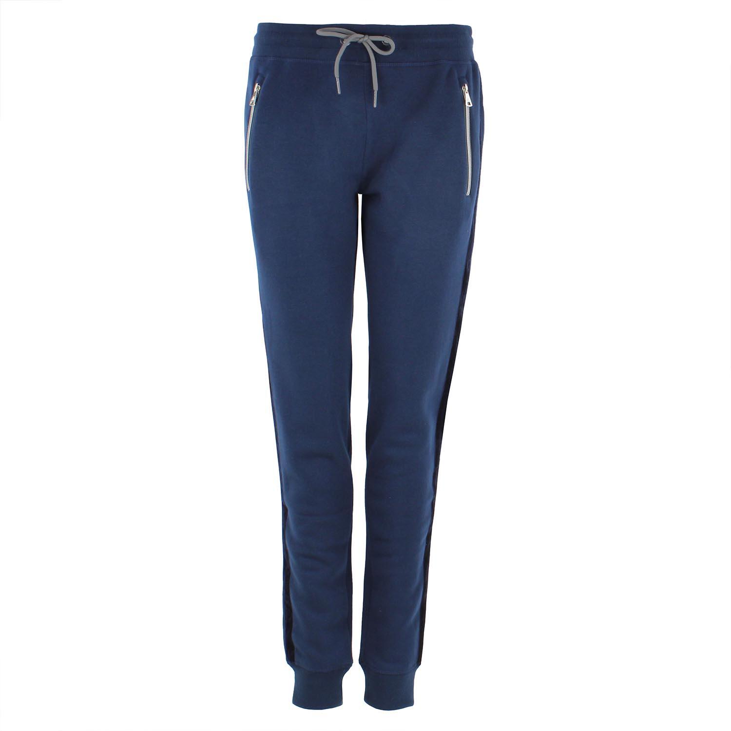 Peak Mountain - Pantalon De Jogging Molleton Femme Peak Mountain Anovre - Pantalons - Bleu|gris - Decathlon