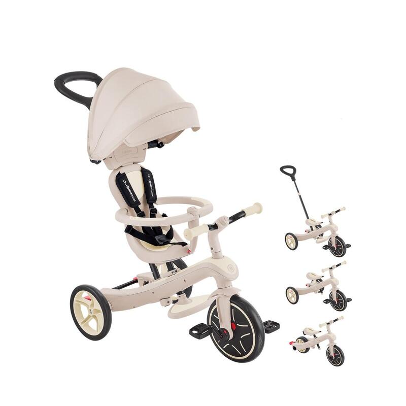 Tricycle évolutif EXPLORER 4 en 1 DELUXE ECO - Taupe