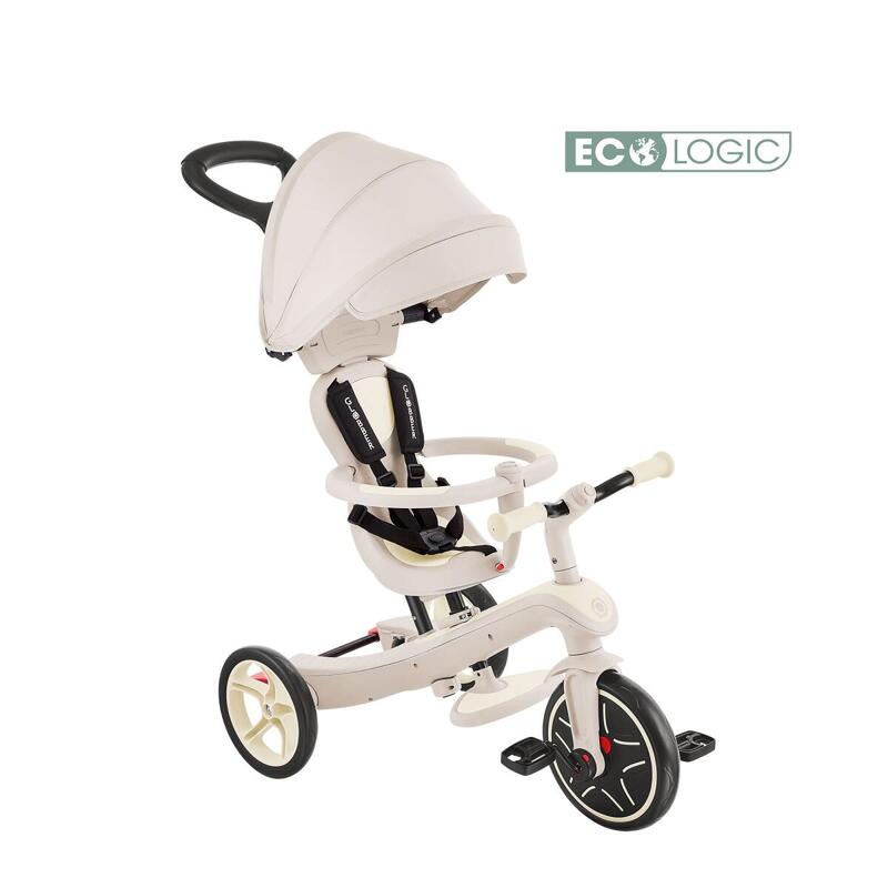 Tricycle évolutif EXPLORER 4 en 1 DELUXE ECO - Taupe