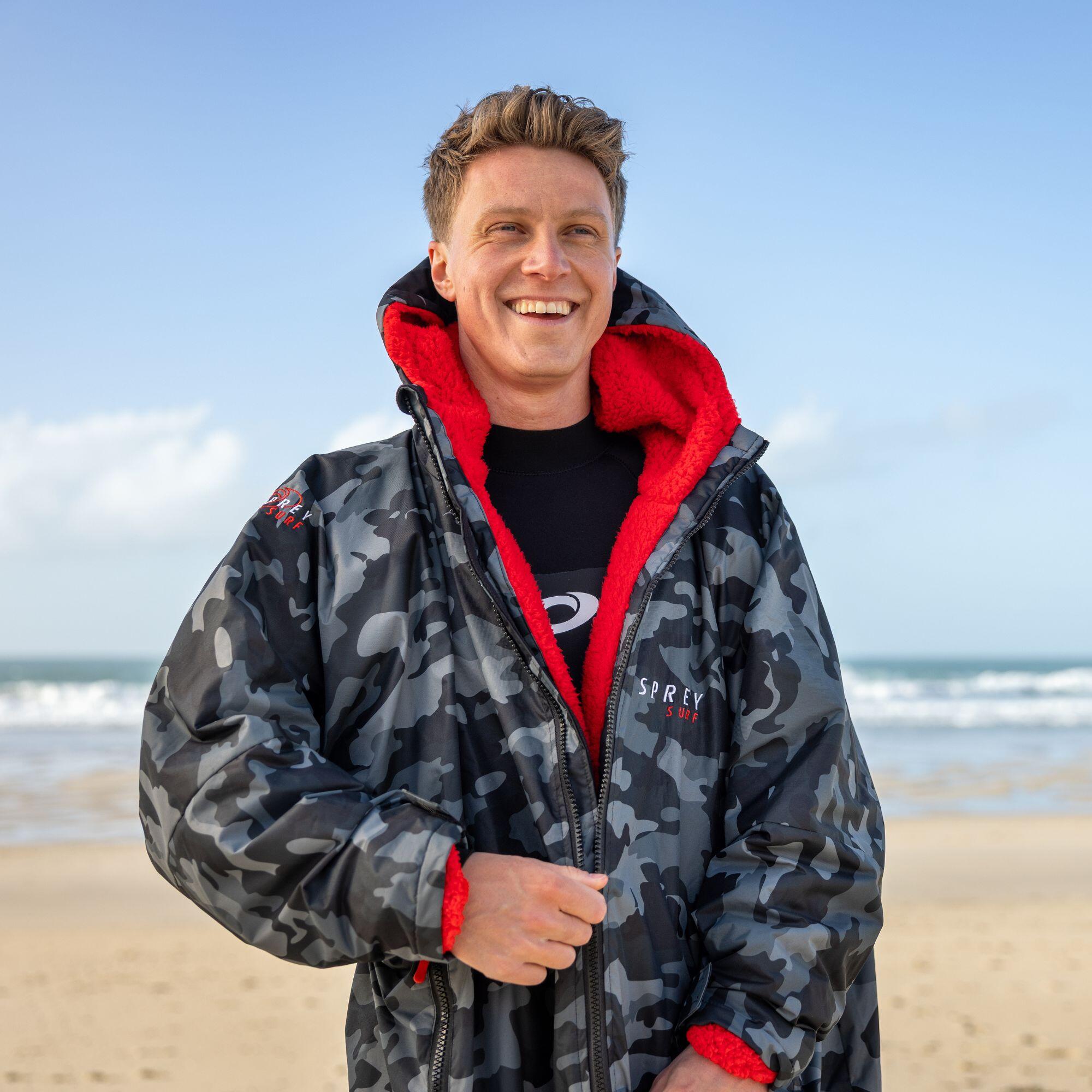 Osprey Adult Changing Robe, Waterproof and Windproof Surfing Robe, 2/6
