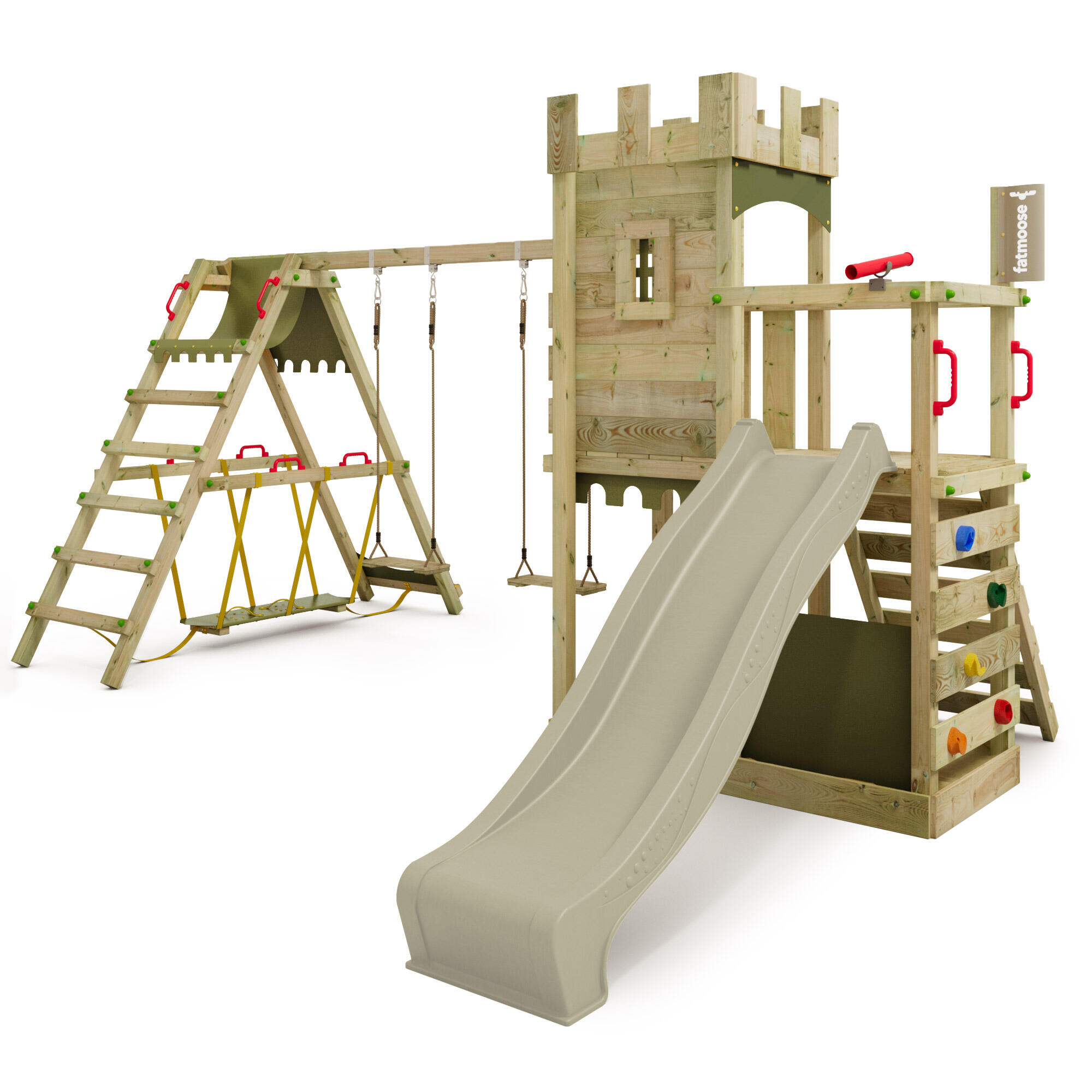 Fatmoose - Aire De Jeux Bold Baron Avec Extension Pour Surf - Aire De Jeu - Vert - No Size - Decathlon