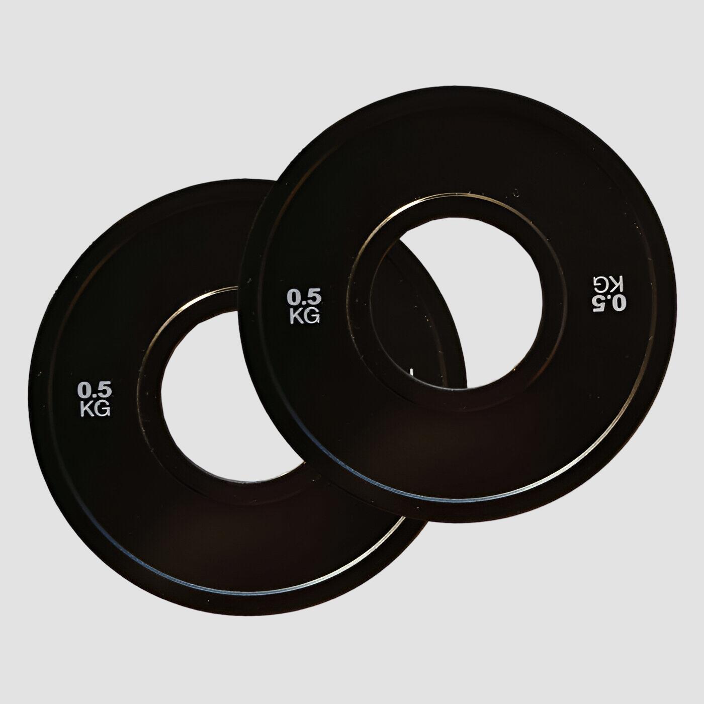 2 Discos de Bumper Fraccional 0,5 kg 50 mm Fitness 3/3
