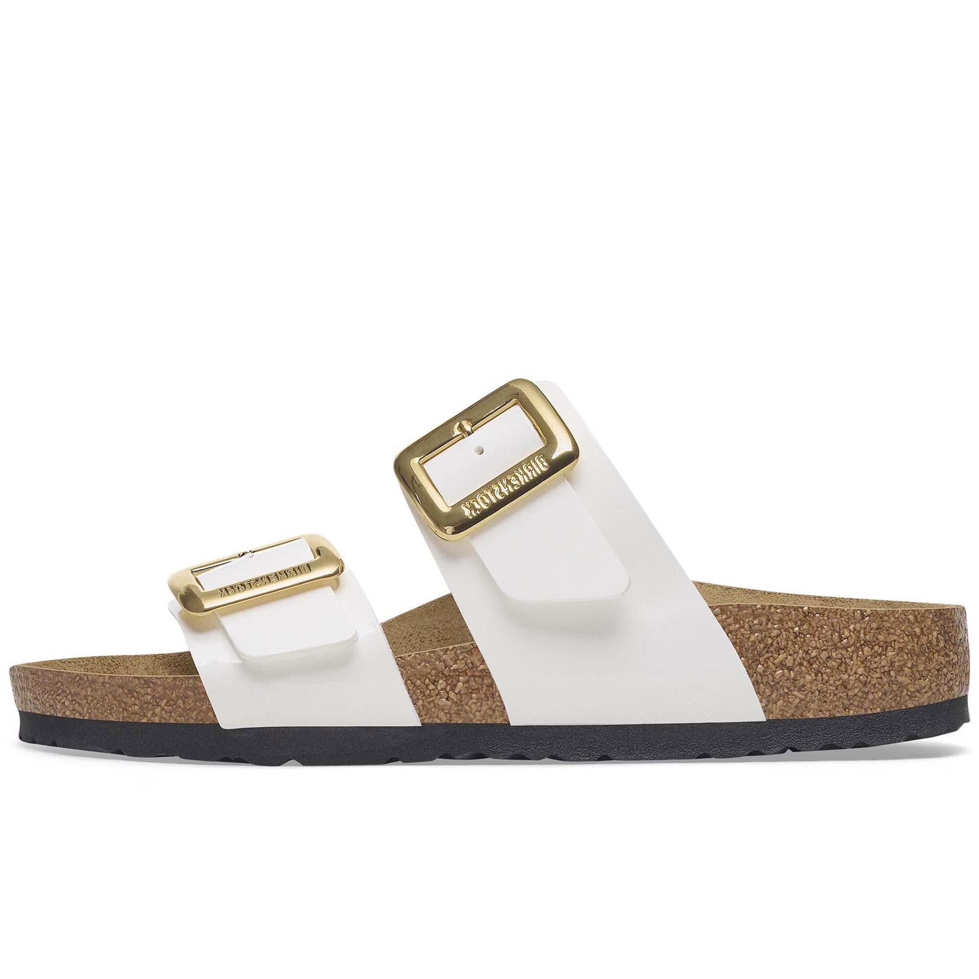 Birkenstock - Chaussons Birkenstock Sydney Cb, Brevet Birko Flor Femme - Tongs - Blanc - 41 - Decathlon
