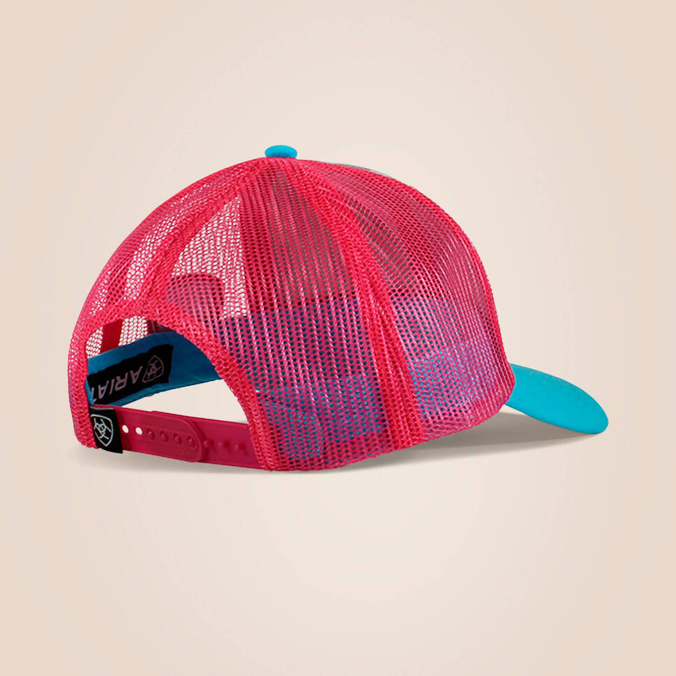 Dziewczęca czapka typu trucker Ariat Cactus Print