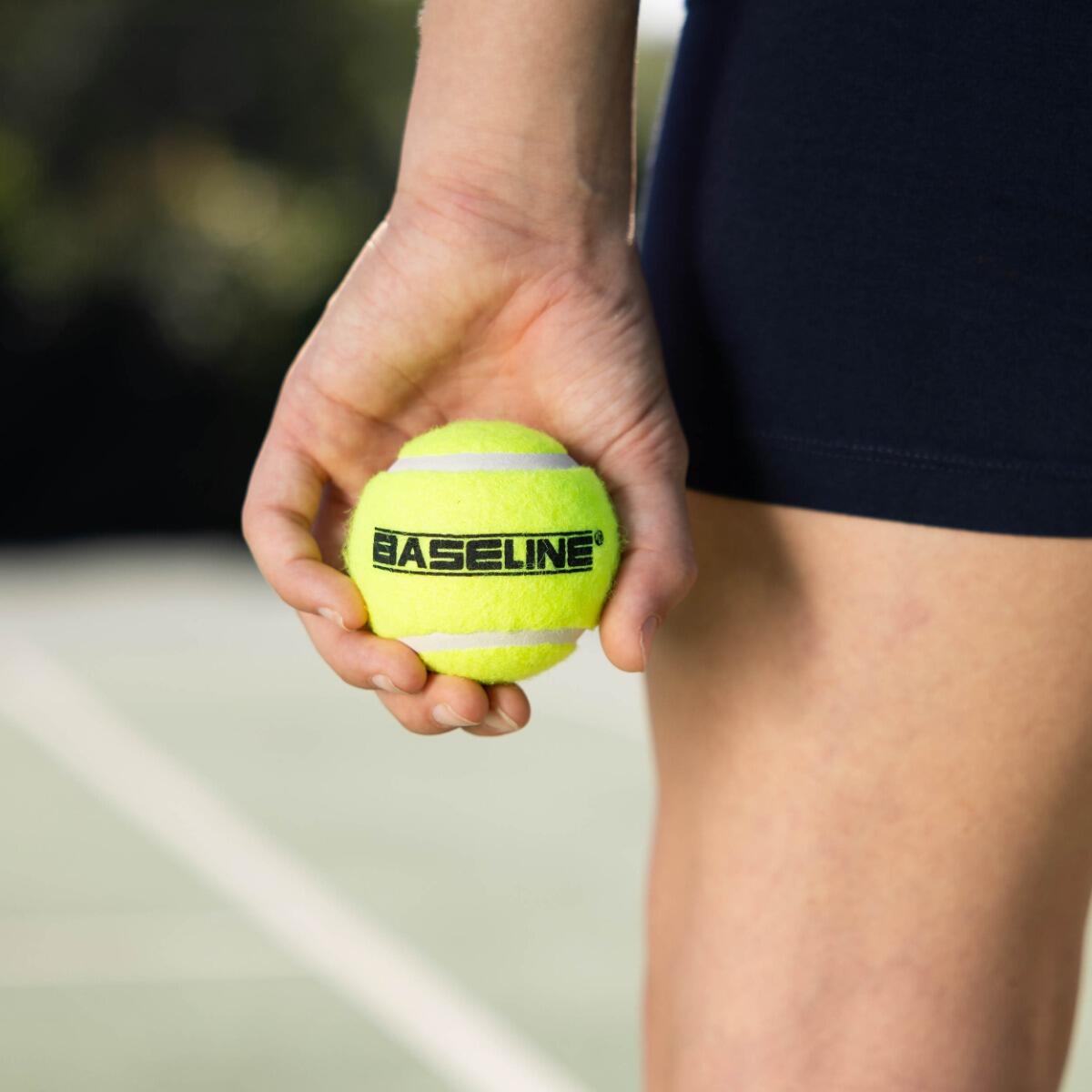 Baseline 3 Pack of Tennis Balls, Professional Quality, Yellow 3/4