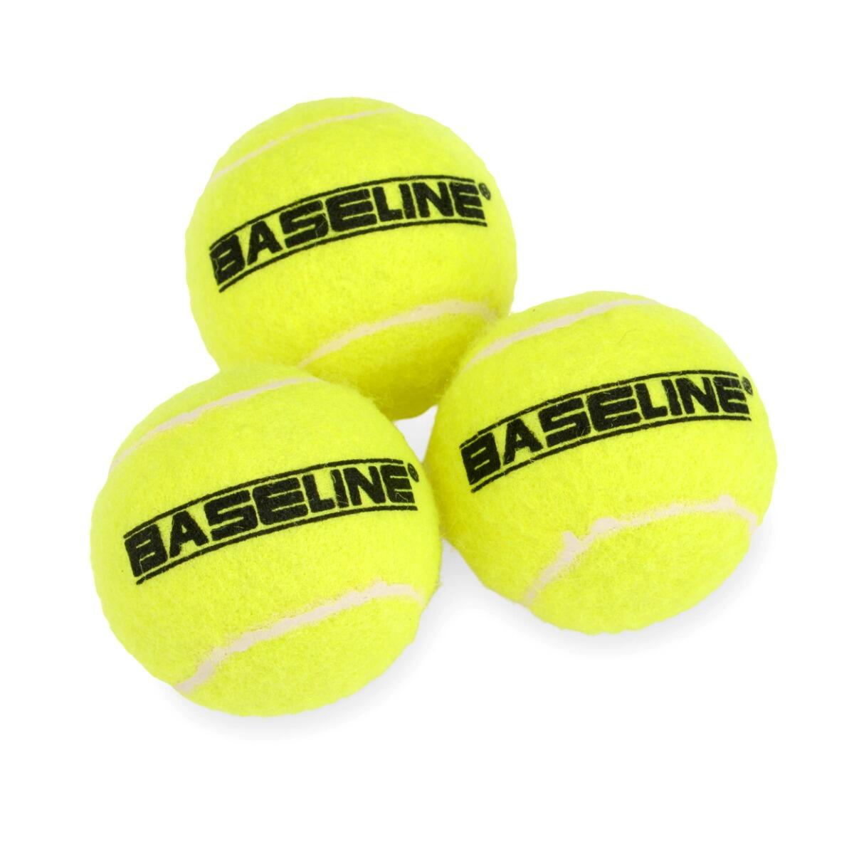TOYRIFIC Baseline 3 Pack of Tennis Balls, Professional Quality, Yellow