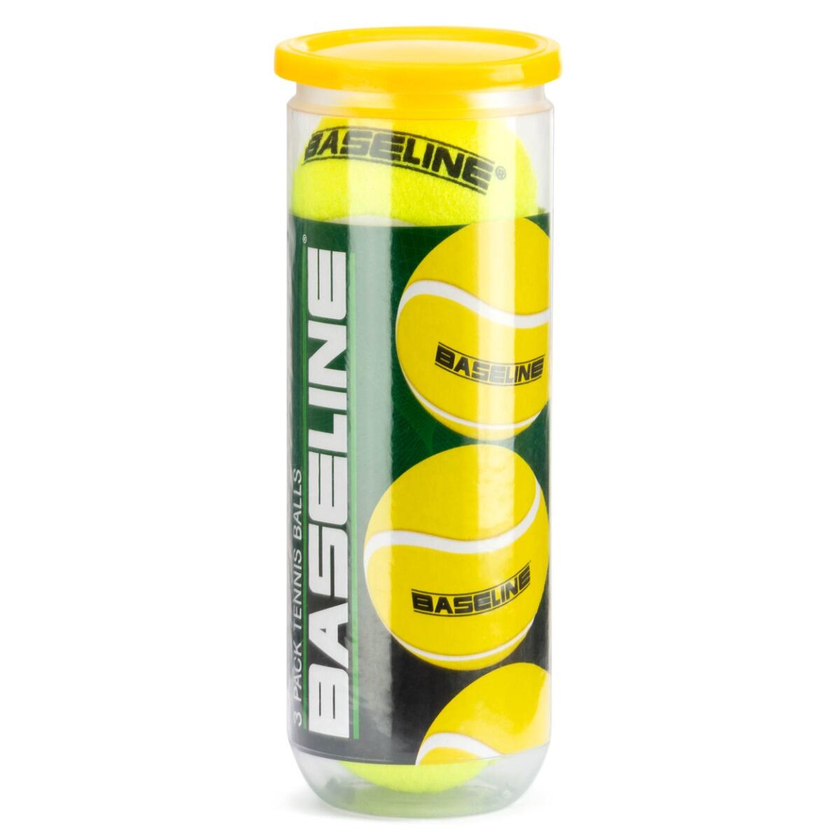 Baseline 3 Pack of Tennis Balls, Professional Quality, Yellow 4/4