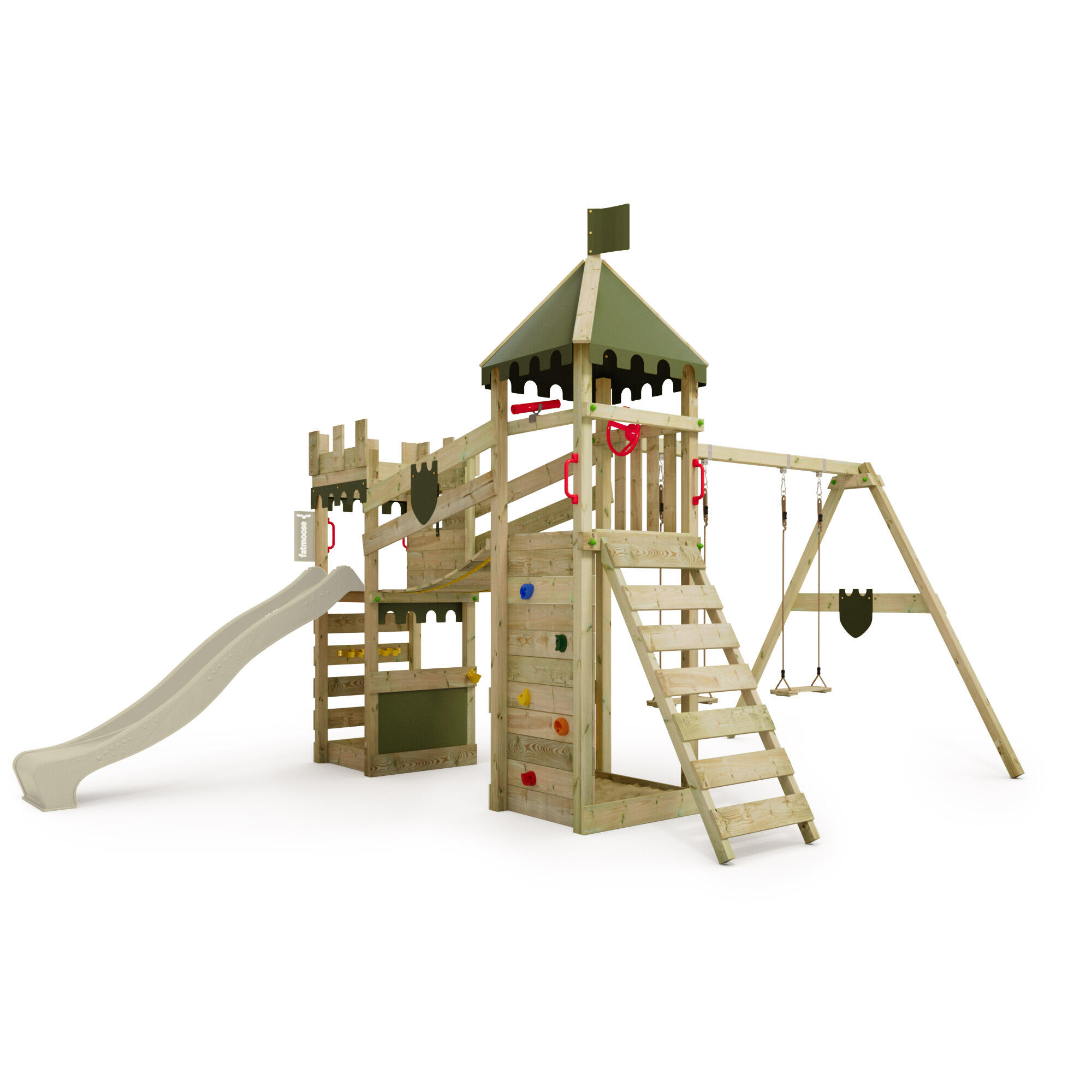 Fatmoose - Aire De Jeux Château Fort Riverrun - Aire De Jeu - Vert - No Size - Decathlon