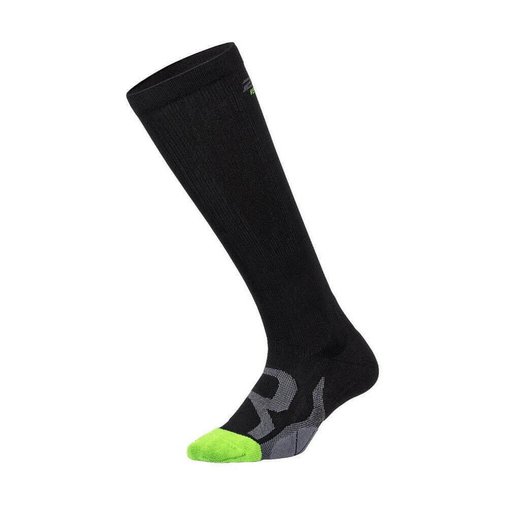 2xu - Chaussettes De Compression Pour La Récupération 2xu - Chaussettes De Compression - Gris|noir - S - Decathlon