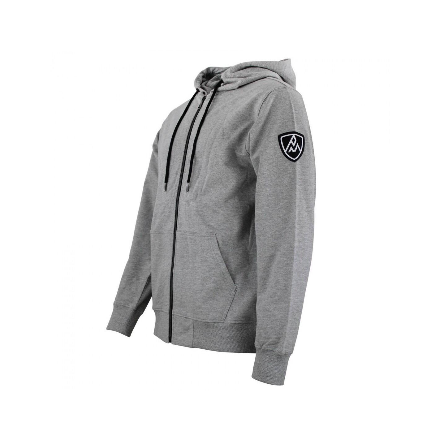 Felpa in cotone con zip integrale Peak Mountain French Terry 2/4