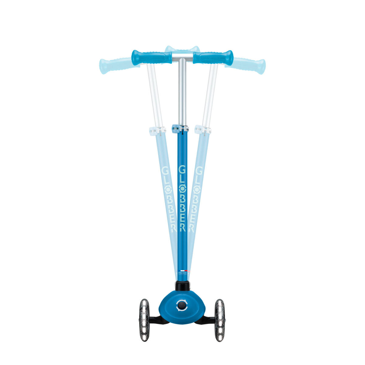 Patinete de 3 ruedas PRIMO PLUS GLOW LIGHTS - Azul Petróleo 3/7