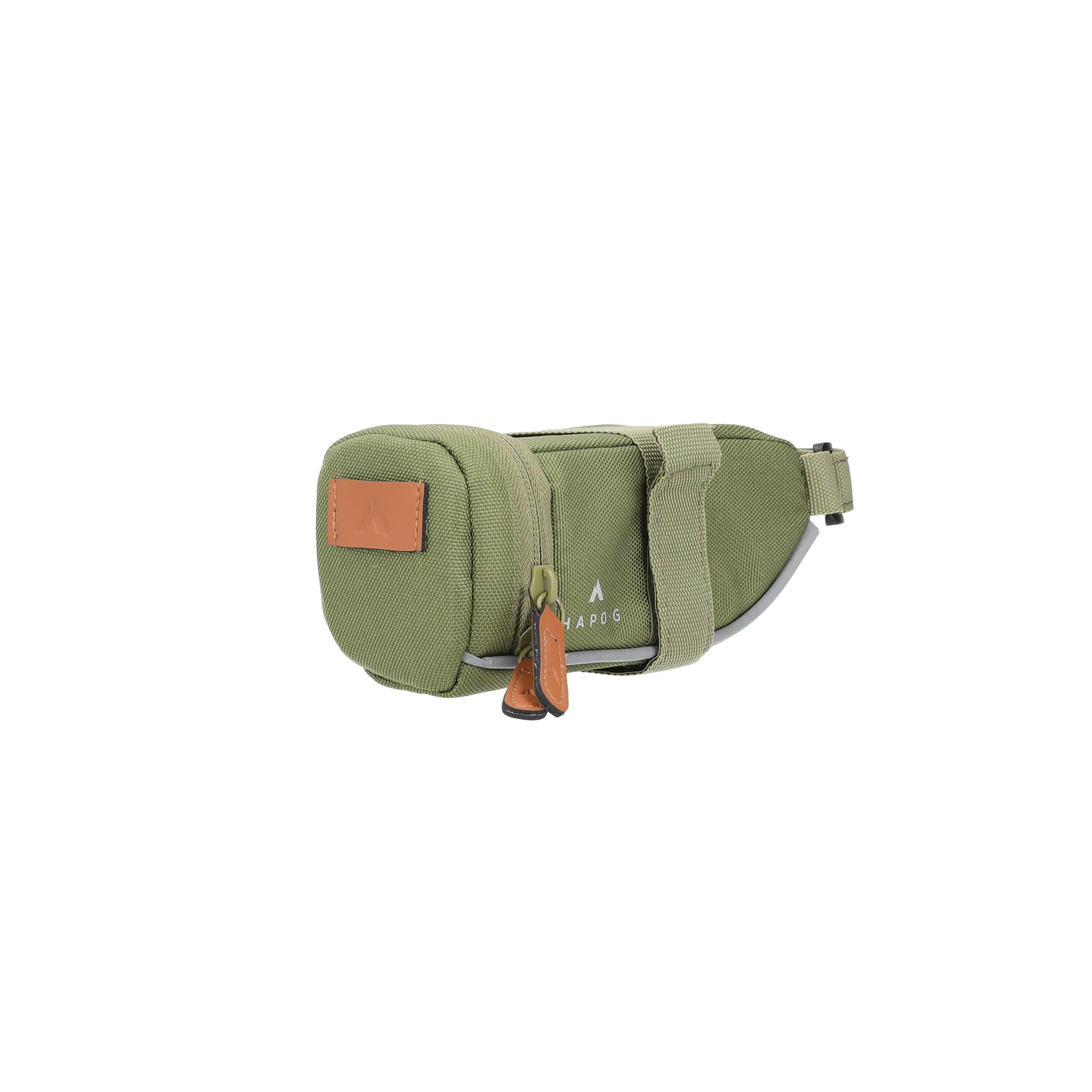 HAPO-G Saco de selim de bicicleta caqui 0,7L