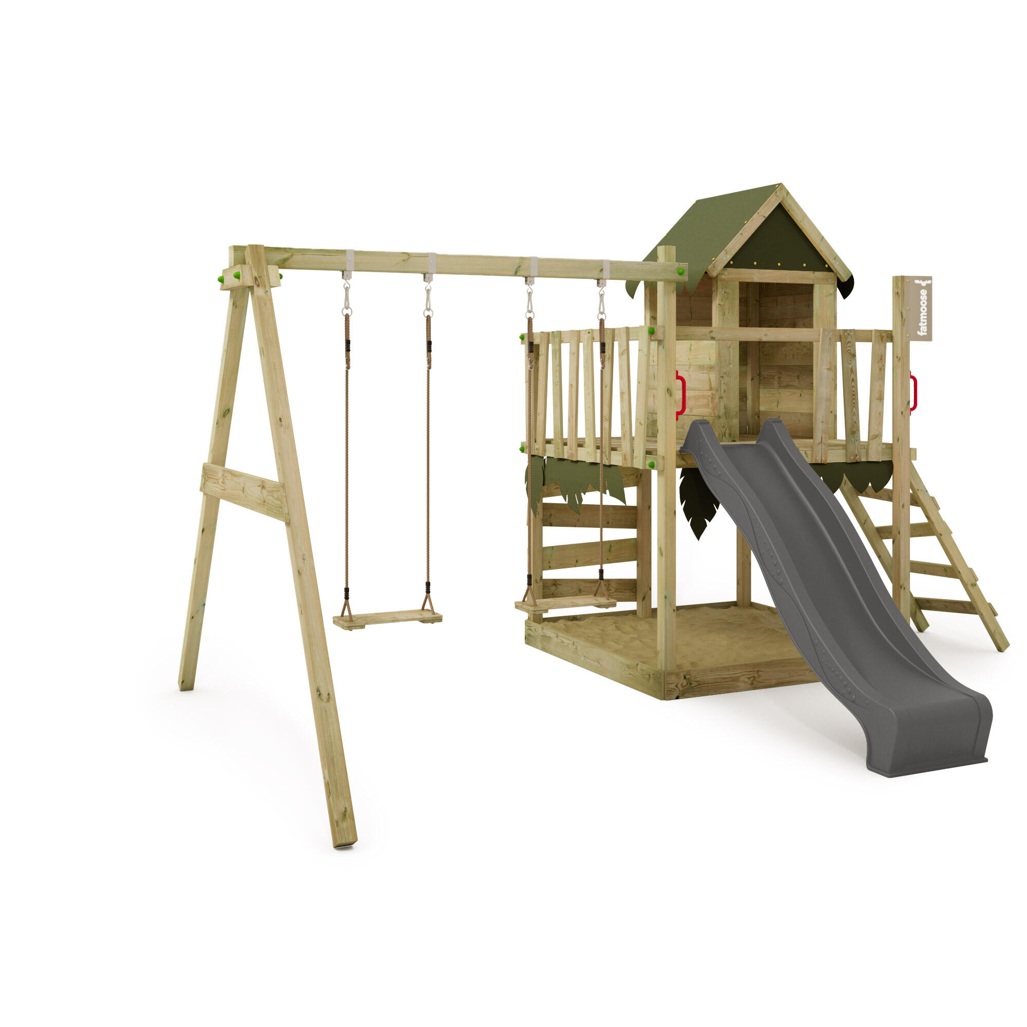 Fatmoose - Aire De Jeux Jazzyjungle - Aire De Jeu - Gris|marron - No Size - Decathlon