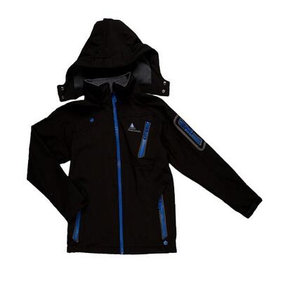 Kinder softshell jas peak mountain ecolok