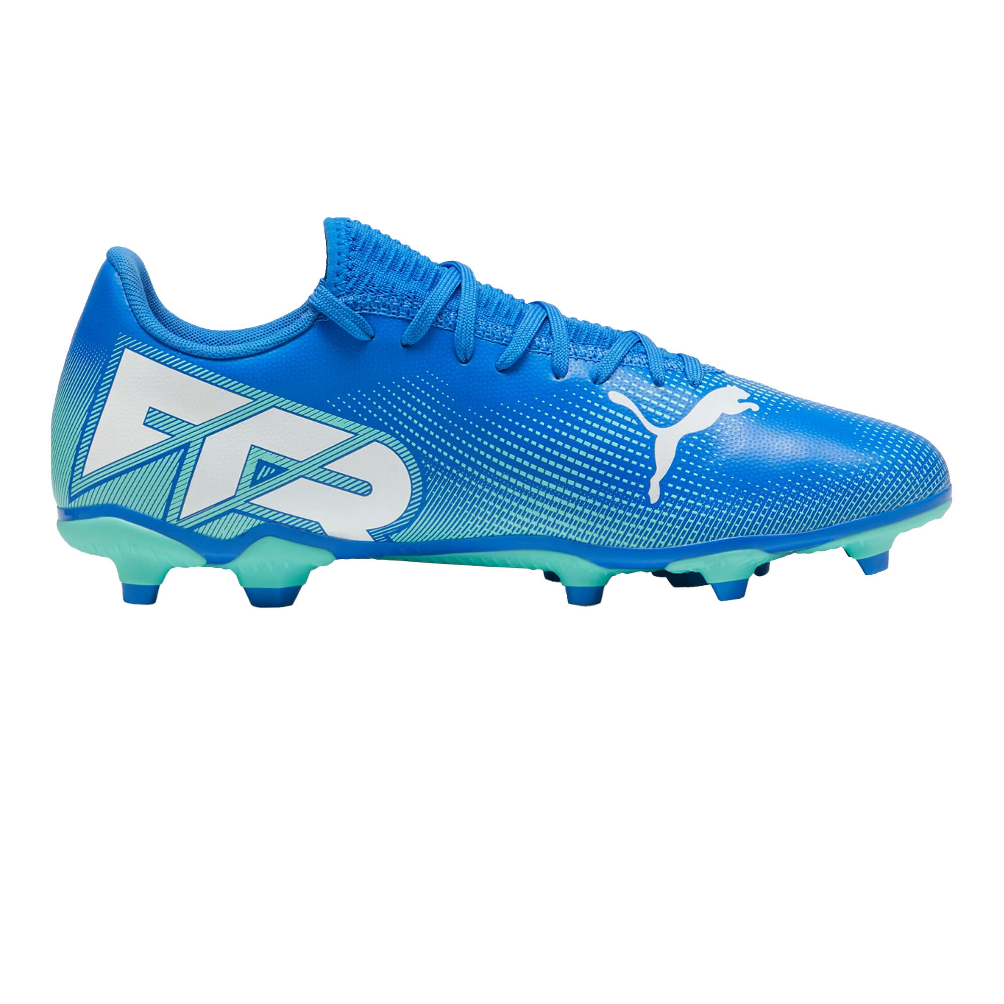 Mens Future 7 Play Firm Ground Football Boots (Blue/White) 2/3