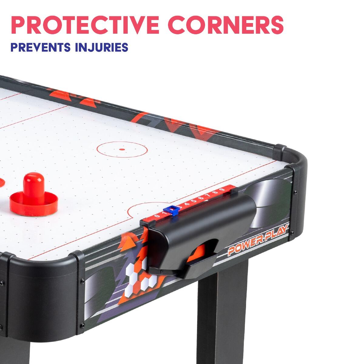 Powerplay 3ft Stand Up Ice Hockey Table, Outdoor Indoor Use, Black 5/6