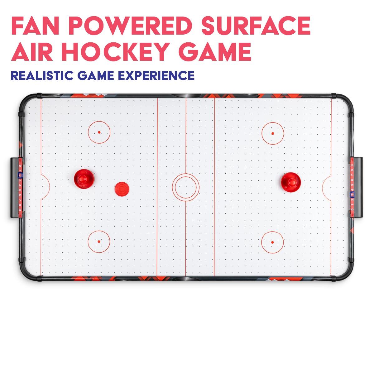 Powerplay 3ft Stand Up Ice Hockey Table, Outdoor Indoor Use, Black 4/6