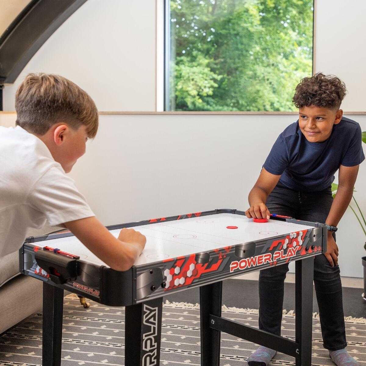 Powerplay 3ft Stand Up Ice Hockey Table, Outdoor Indoor Use, Black 2/6