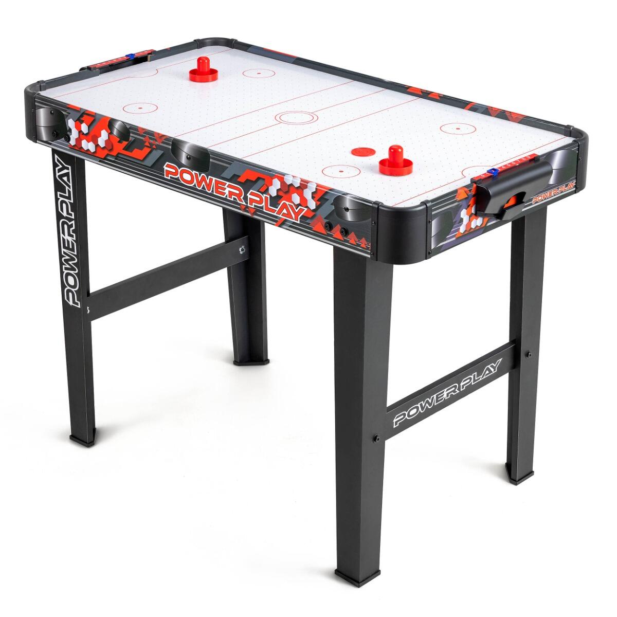 TOYRIFIC Powerplay 3ft Stand Up Ice Hockey Table, Outdoor Indoor Use, Black