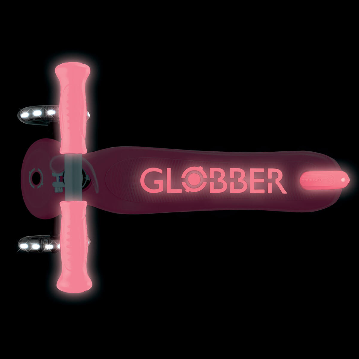 Patinete de 3 ruedas PRIMO PLUS GLOW LIGHTS - Rosa Coral 3/7